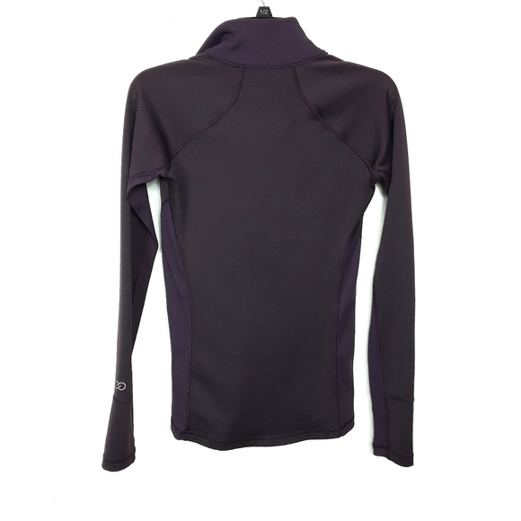 Calia | Quarter Zip Long Sleeve Workout Shirt With Thumb holes - Picture 2 of 3